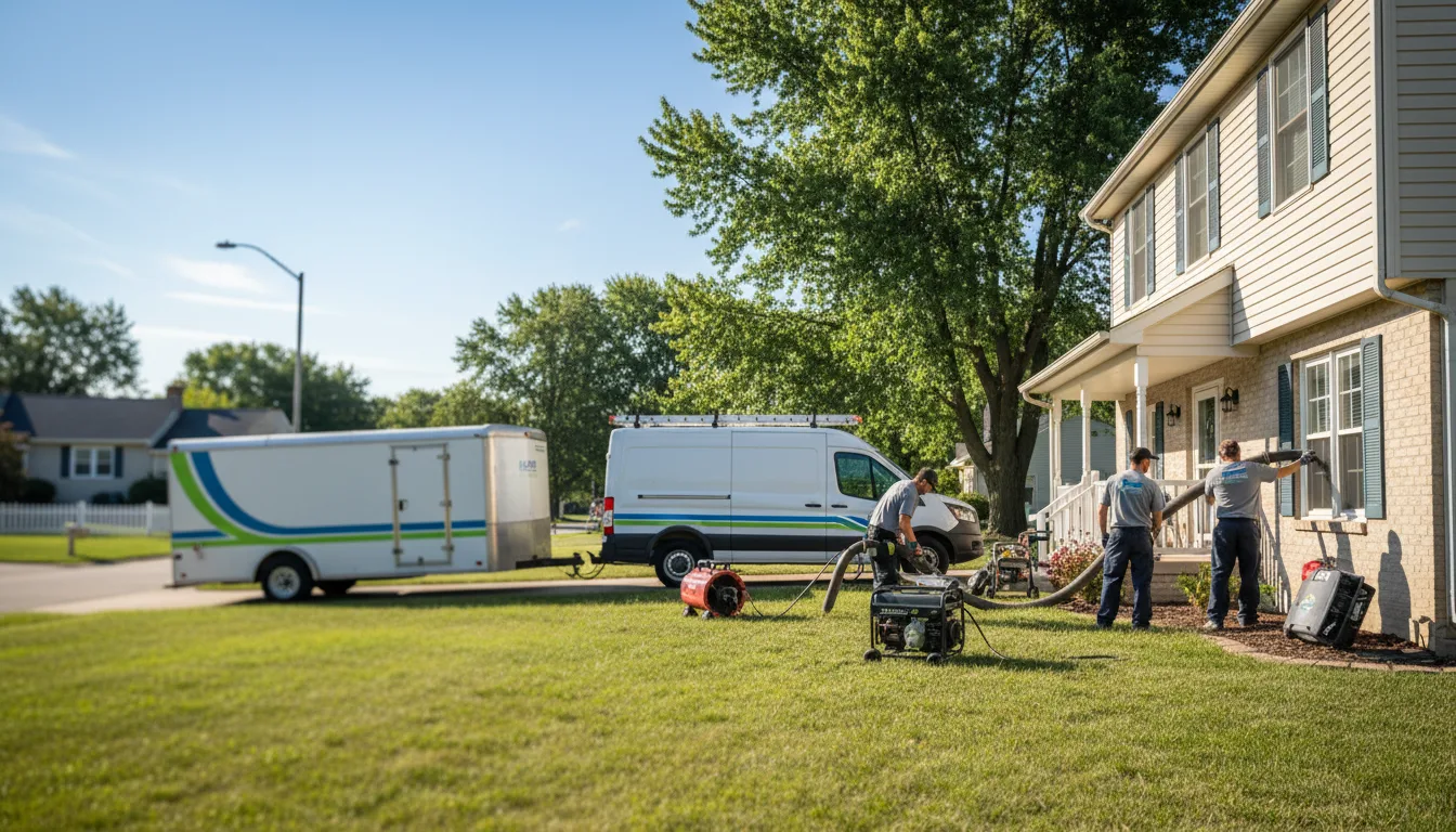 Flooded Basement Restoration And Cleanup With Repair in Sutter, IL near me